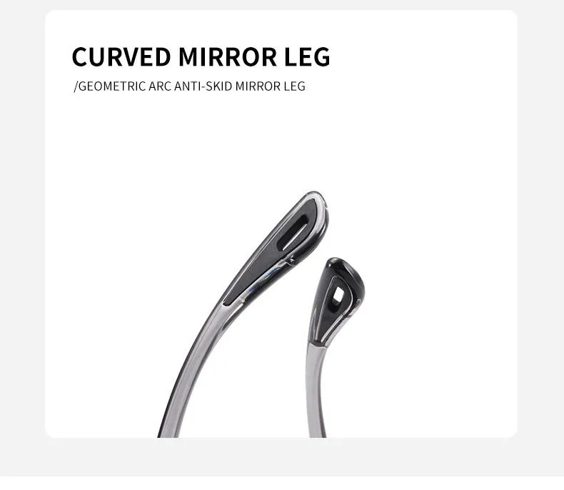 Square Outdoor Sports Cycling Polarized Sunglasses Men Women Driver Fishing Goggles Full Frame Oval Lens TAC Material Elegant display picture 6