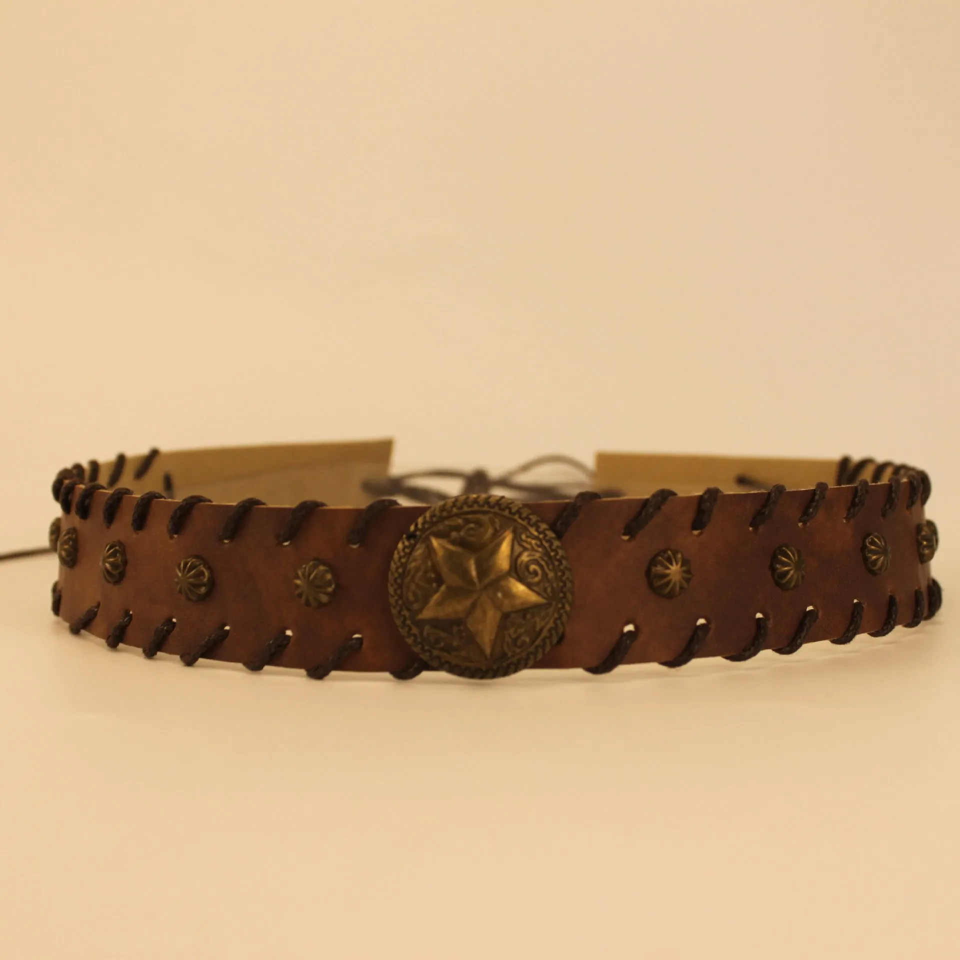 Cowboy Hat Hat With Decorative Ethnic Style Hat Straw Hat Hot Hat Belt display picture 5