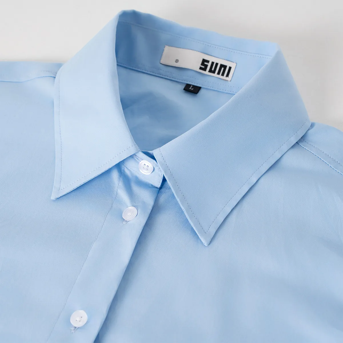Jiayiku Men's  Spring New Style Simple Campus Style Jk Design Tie Shirt Long Sleeve Ins Fashionable And Handsome display picture 9