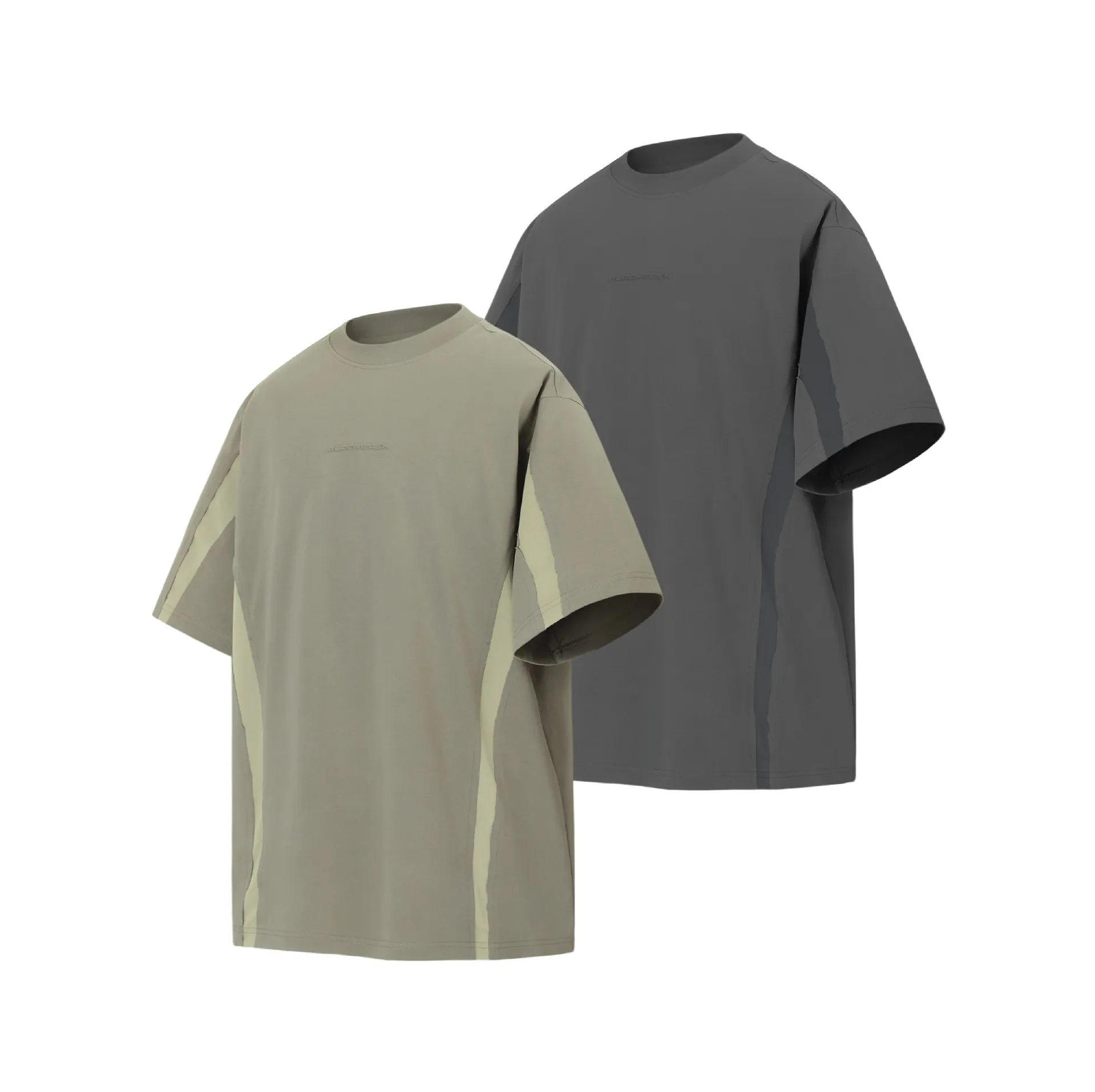 Jiayiku Men's  Summer American Retro Trendy Brand Washed Tee T-shirt Motorcycle Stitching Short-sleeved T-shirt For Men display picture 10