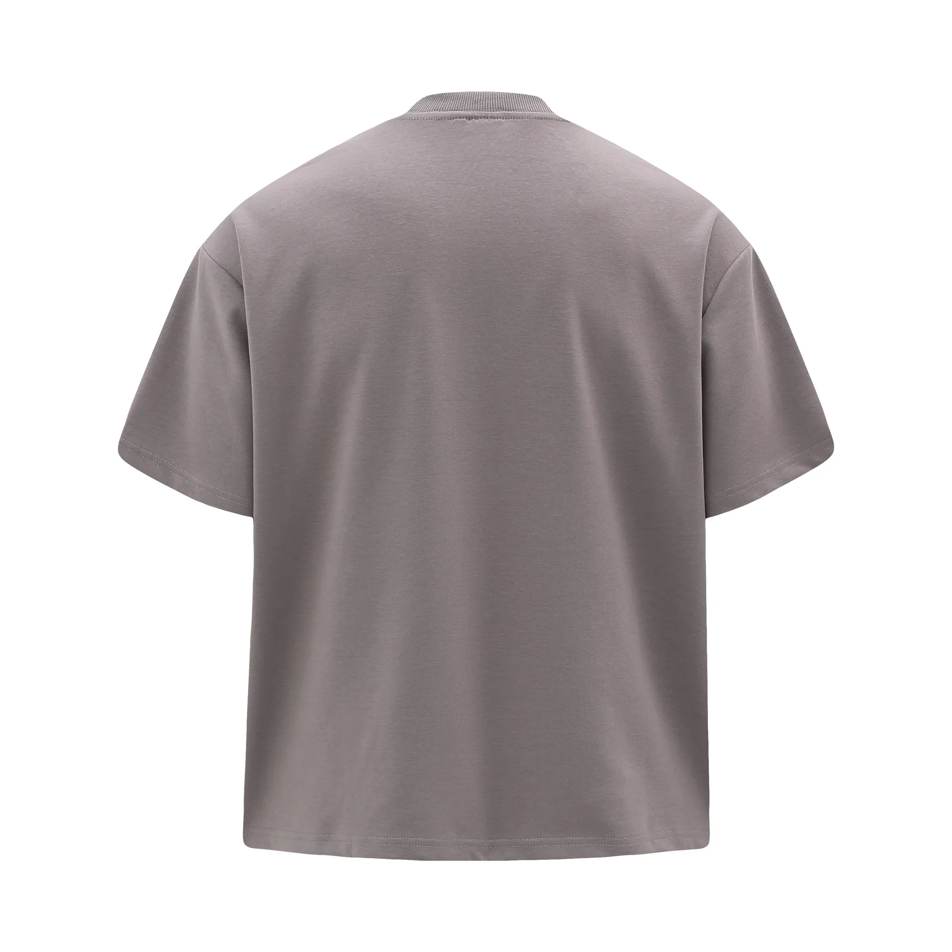 Jiayiku Men's  Summer New Niche Personality Python Pattern Stitching T-shirt Men's Short-sleeved Trendy Men's High-end Sense display picture 4