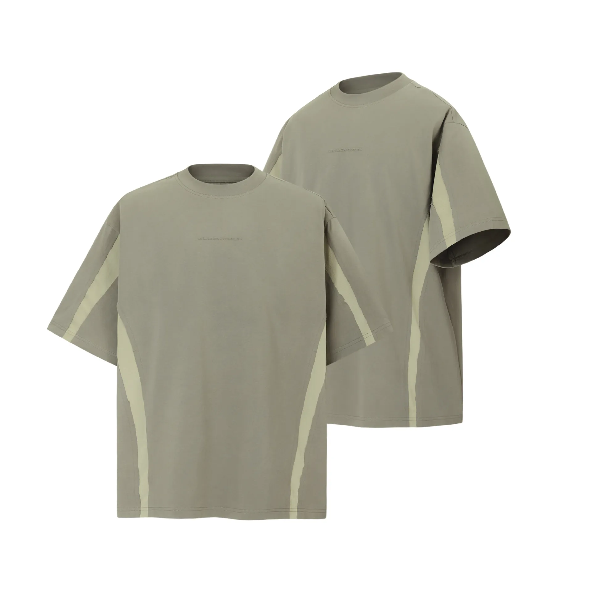 Jiayiku Men's  Summer American Retro Trendy Brand Washed Tee T-shirt Motorcycle Stitching Short-sleeved T-shirt For Men display picture 11