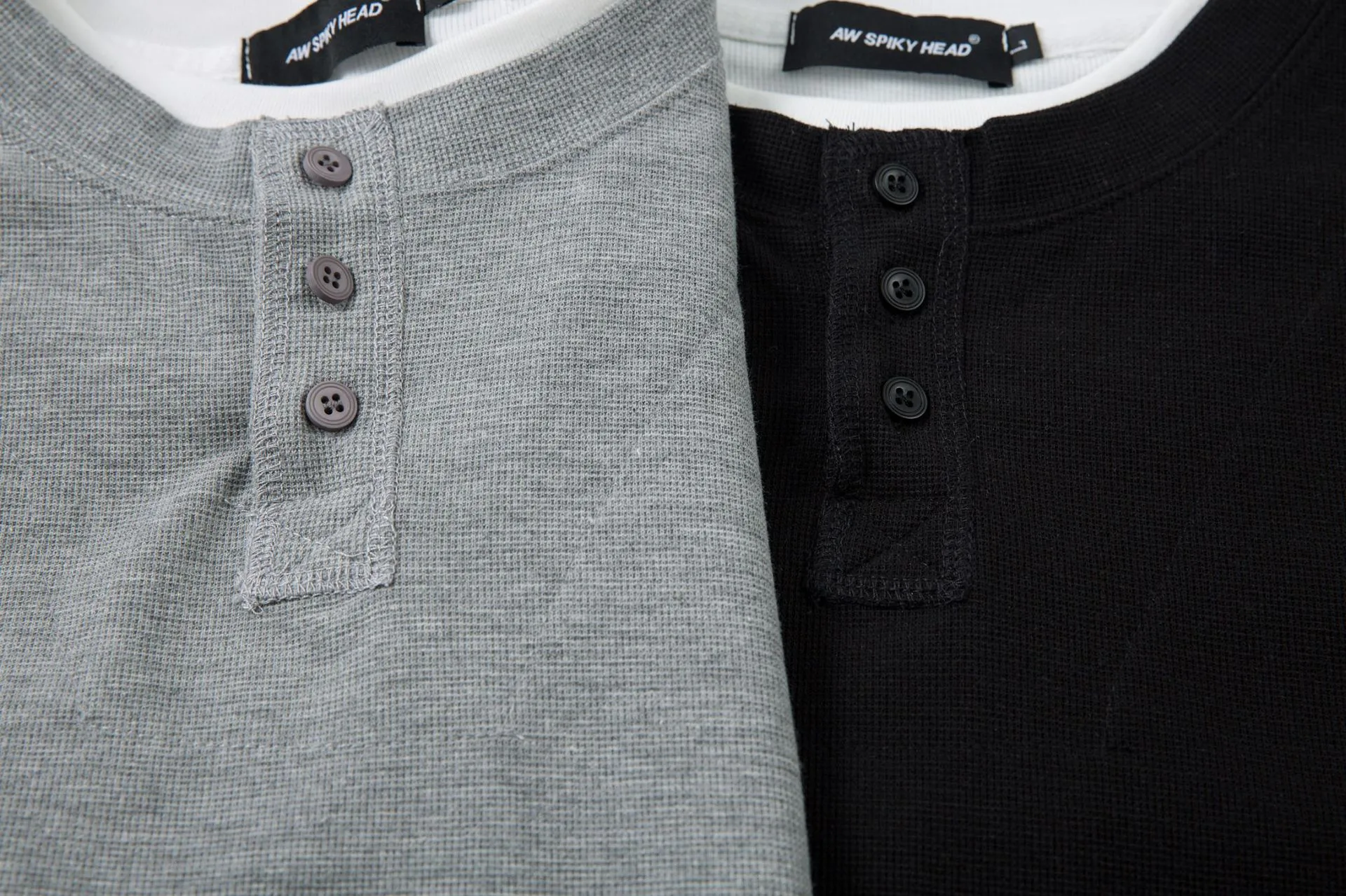 Jiayiku Men's  Summer New Niche Personalized Half Open Collar Simple All-match T-shirt Men's Short-sleeved Base Shirt display picture 7
