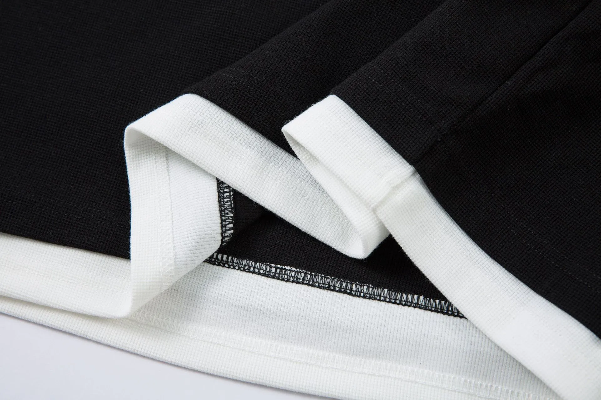 Jiayiku Men's  Summer New Niche Personalized Half Open Collar Simple All-match T-shirt Men's Short-sleeved Base Shirt display picture 9