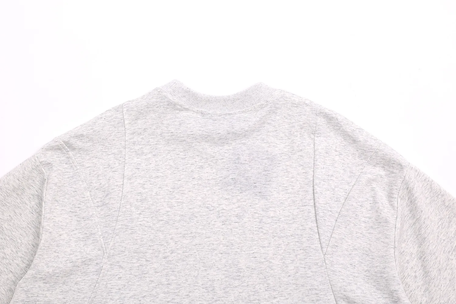 Jiayiku Men's  Summer New Niche Personality Stitching Simple Solid Color T-Shirt Short-sleeved Trendy Men's Base Shirt display picture 7