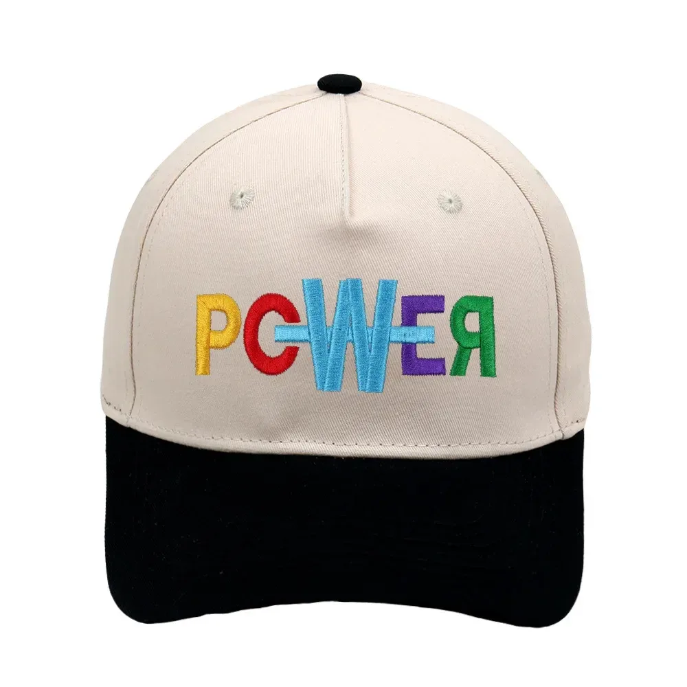 POWER Trucker Cap Popular Color Letters GD Color Matching Baseball Cap Embroidery Men And Women Vintage Hat display picture 3