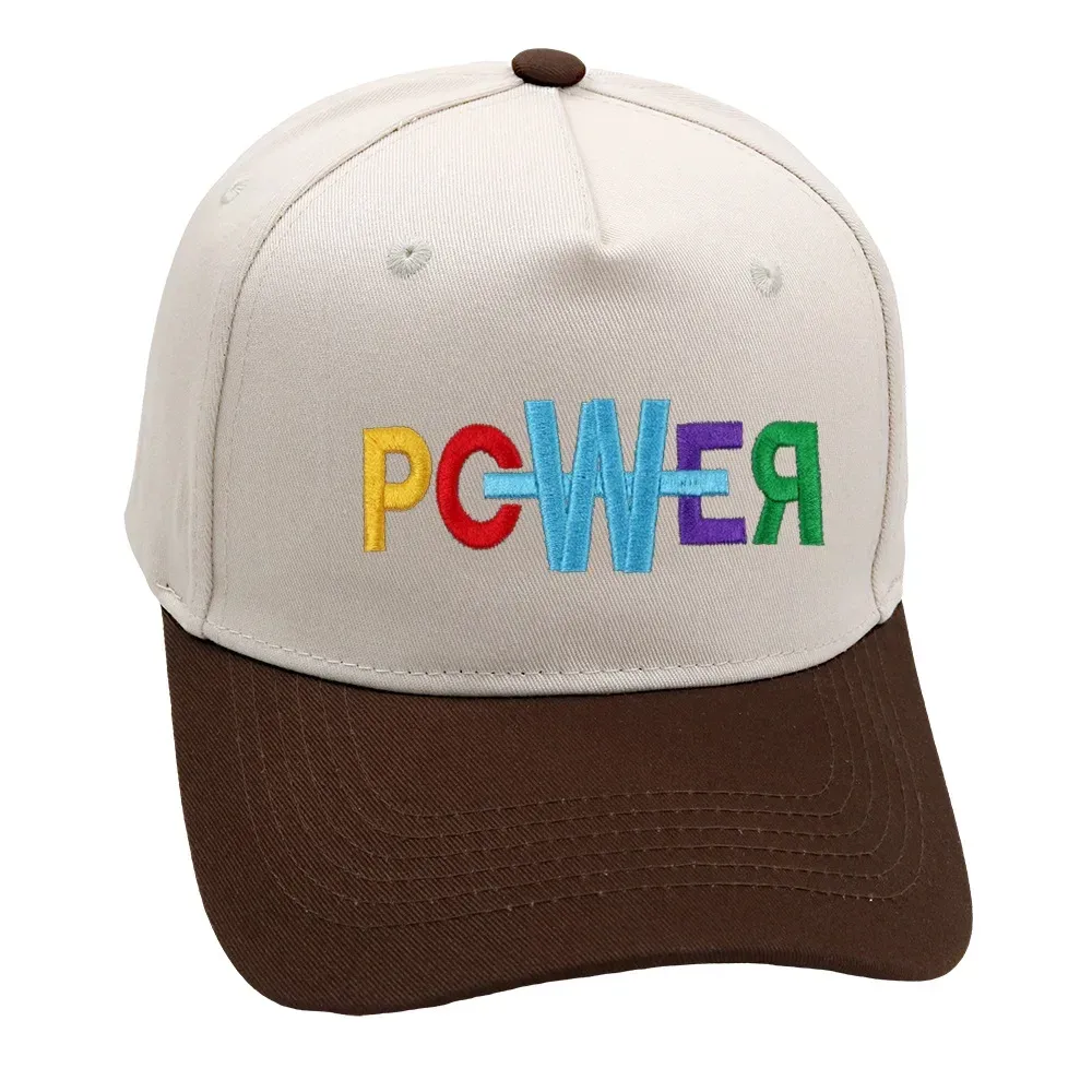 POWER Trucker Cap Popular Color Letters GD Color Matching Baseball Cap Embroidery Men And Women Vintage Hat display picture 6