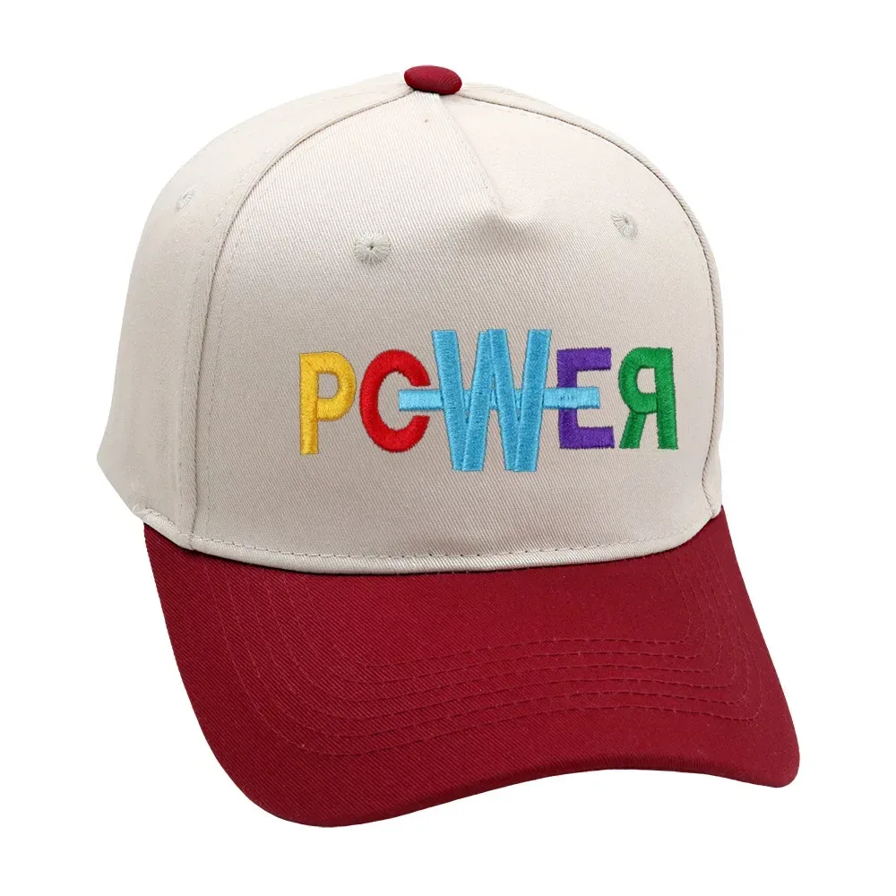 POWER Trucker Cap Popular Color Letters GD Color Matching Baseball Cap Embroidery Men And Women Vintage Hat display picture 7