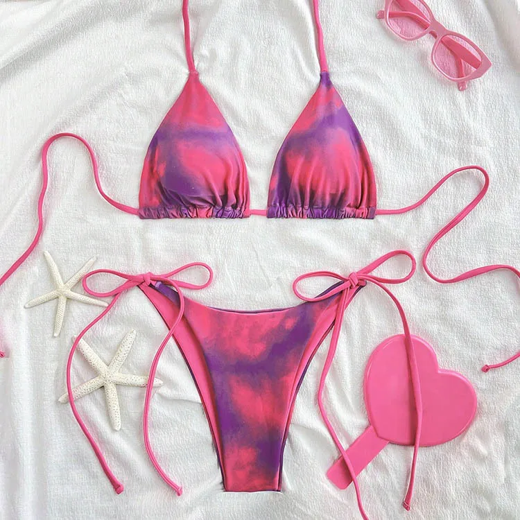 New   Lace-up Swimwear Women's Fashion Sexual Beach Bikini Spa Swimwear Bikini display picture 17