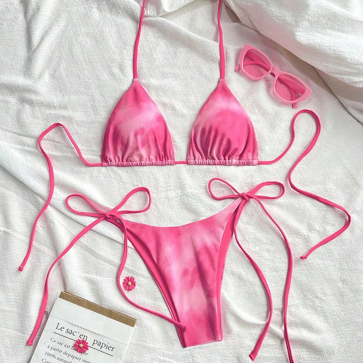 New   Lace-up Swimwear Women's Fashion Sexual Beach Bikini Spa Swimwear Bikini display picture 27