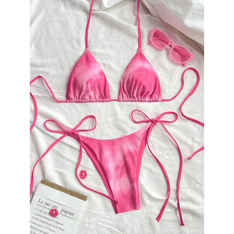 New   Lace-up Swimwear Women's Fashion Sexual Beach Bikini Spa Swimwear Bikini display picture 28