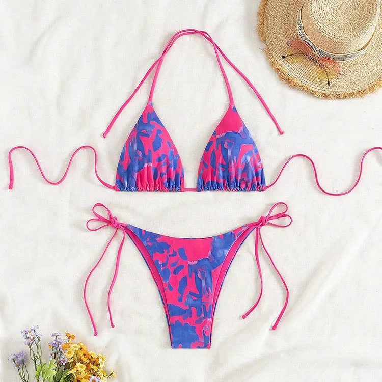 New   Lace-up Swimwear Women's Fashion Sexual Beach Bikini Spa Swimwear Bikini display picture 32