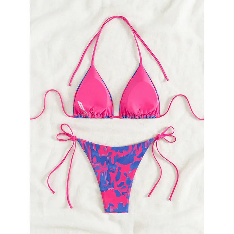New   Lace-up Swimwear Women's Fashion Sexual Beach Bikini Spa Swimwear Bikini display picture 34