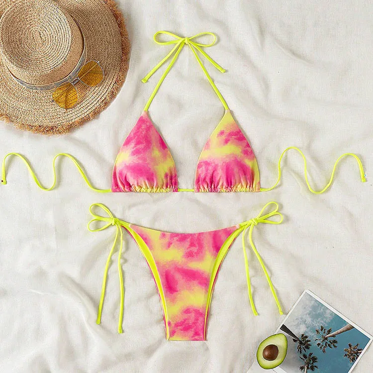 New   Lace-up Swimwear Women's Fashion Sexual Beach Bikini Spa Swimwear Bikini display picture 37