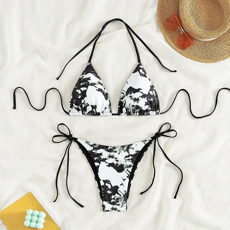 New   Lace-up Swimwear Women's Fashion Sexual Beach Bikini Spa Swimwear Bikini display picture 47