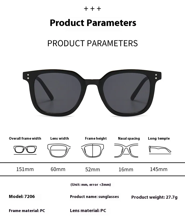 Fashion Sunglasses Men's New High-definition Anti-ultraviolet Strong Light Driving Special Sunglasses Women's Face Small Decorative Glasses display picture 1