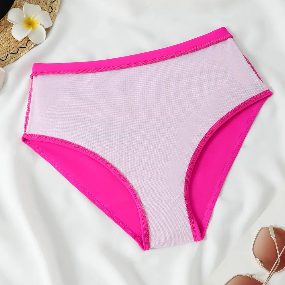 New    Bikini Sexy Pit Tube Top High Split Front Twist Swimsuit Bikini display picture 16