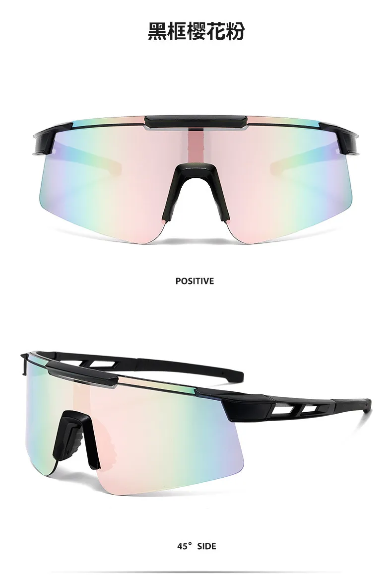 New Anti-ultraviolet Bicycle Sunglasses Outdoor Sports Riding Glasses Colorful Fashion Sunglasses Wholesale display picture 7