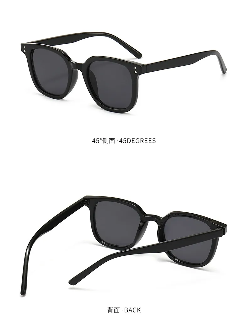 Fashion Sunglasses Men's New High-definition Anti-ultraviolet Strong Light Driving Special Sunglasses Women's Face Small Decorative Glasses display picture 2