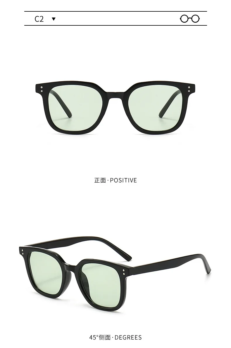 Fashion Sunglasses Men's New High-definition Anti-ultraviolet Strong Light Driving Special Sunglasses Women's Face Small Decorative Glasses display picture 3