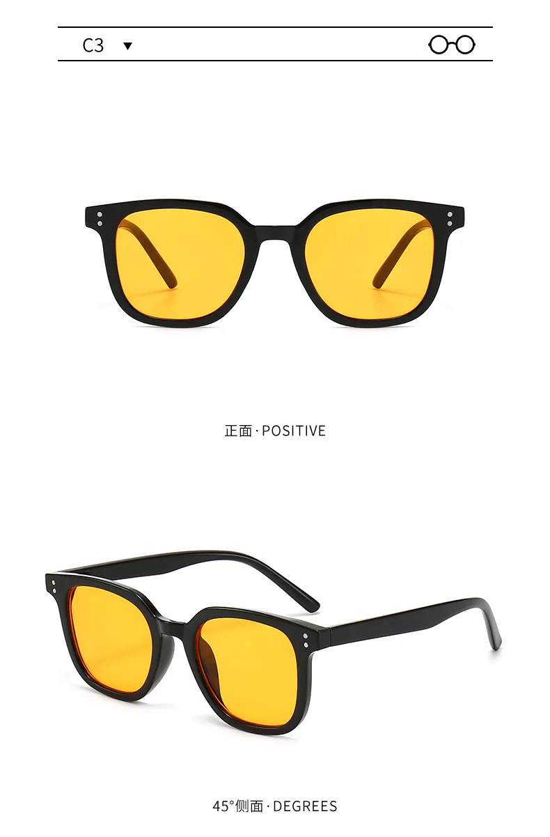 Fashion Sunglasses Men's New High-definition Anti-ultraviolet Strong Light Driving Special Sunglasses Women's Face Small Decorative Glasses display picture 4