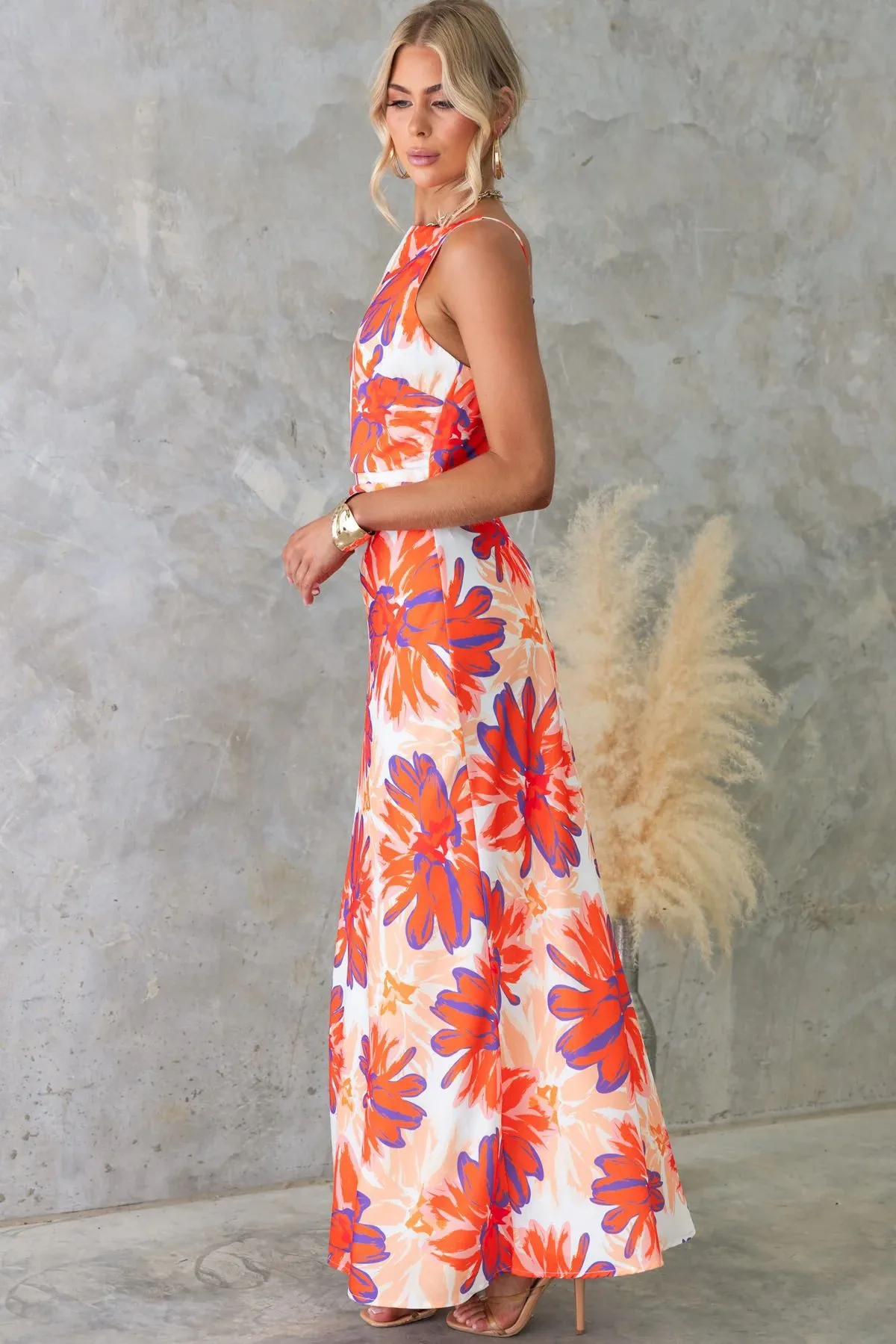 Europe And The United States   New Dress Fashion Printing Sleeveless Backless Dress -68761 display picture 10