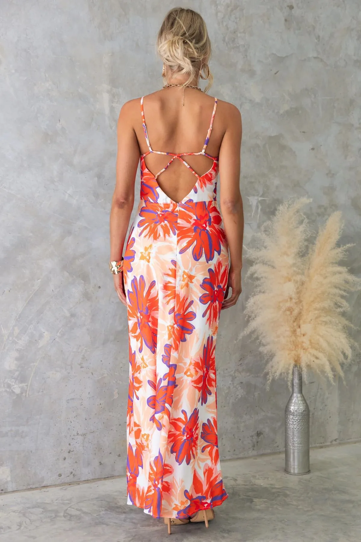 Europe And The United States   New Dress Fashion Printing Sleeveless Backless Dress -68761 display picture 11