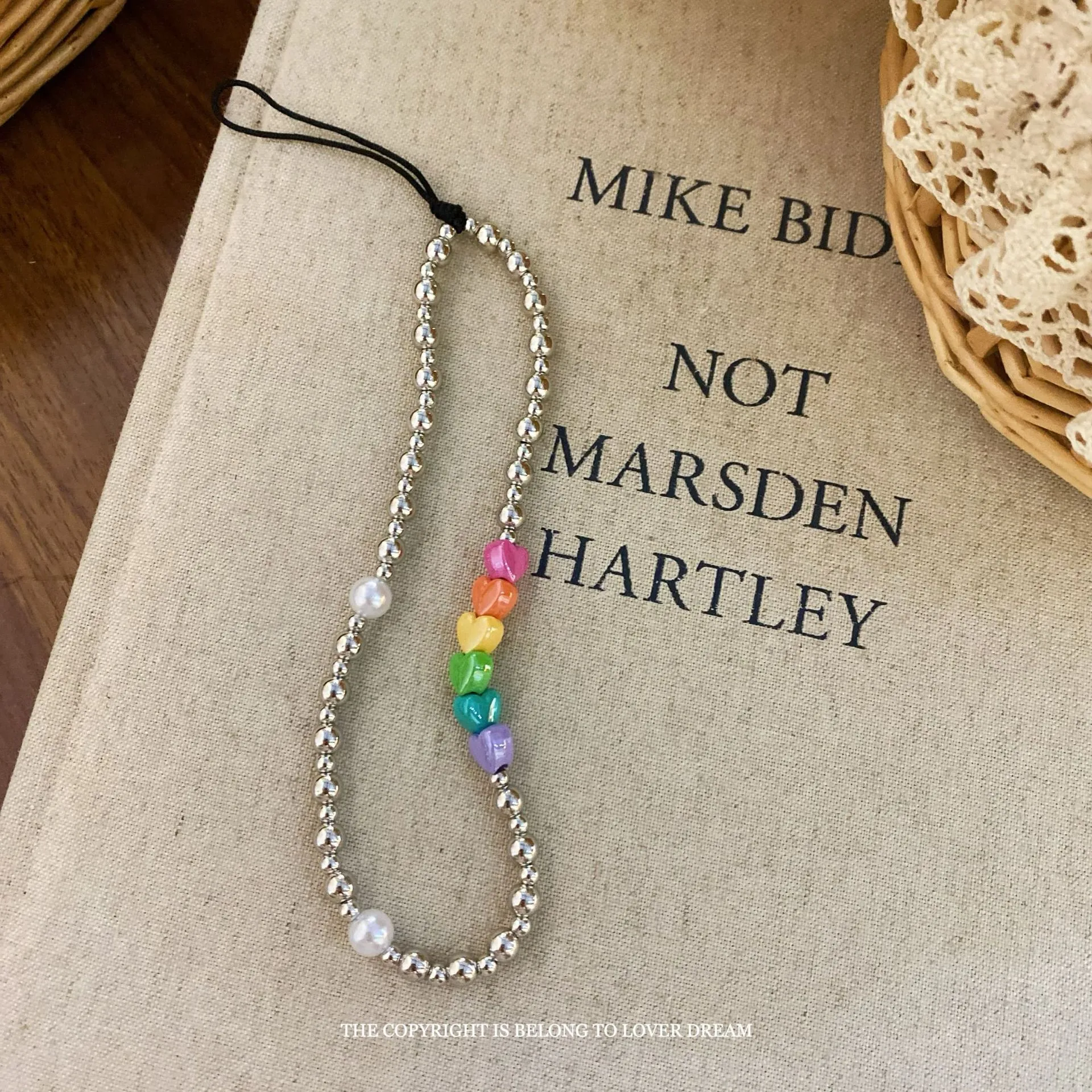 Ins New Color Butterfly Mushroom Beaded Keychain Sweet Cute Girl Style Hanging Niche Pendant display picture 8
