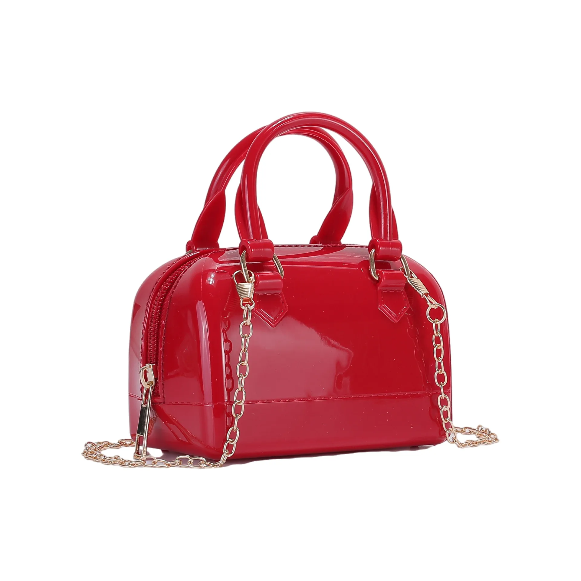 Summer New Jelly Bag Pillow Bag Mini Bag Handbag Trendy Explosion Shoulder Crossbody Women's Bag Foreign Trade display picture 3