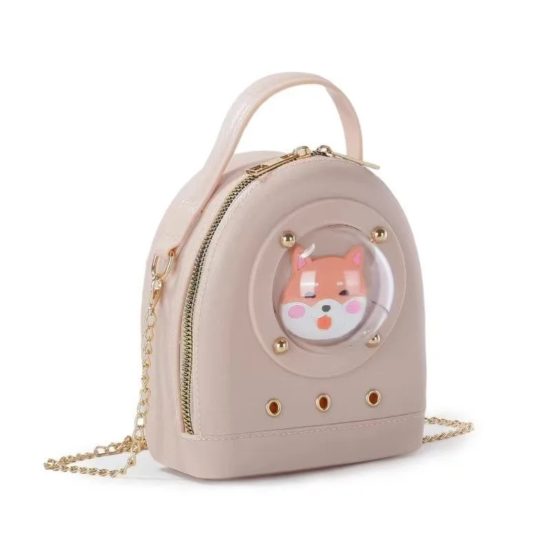 Jelly Bag Space Capsule Bag For Women  New Exquisite Design Handbag Fashionable And Cute Trendy Crossbody Bag display picture 4