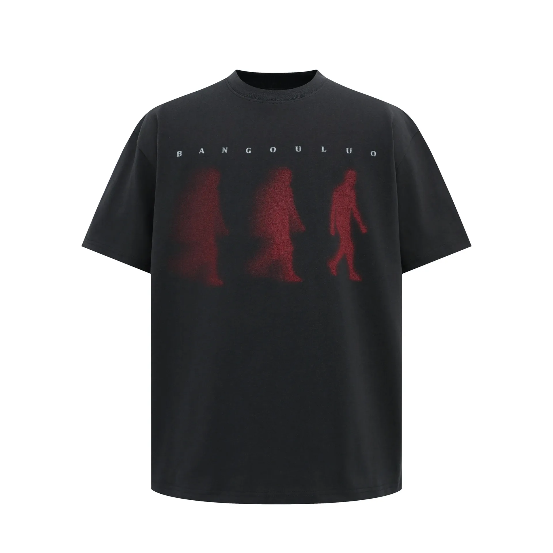 Jiayiku Men's  Summer New American Street Fashion Brand Tee Diablo Abstract Printed Short-sleeved T-shirt For Men display picture 3