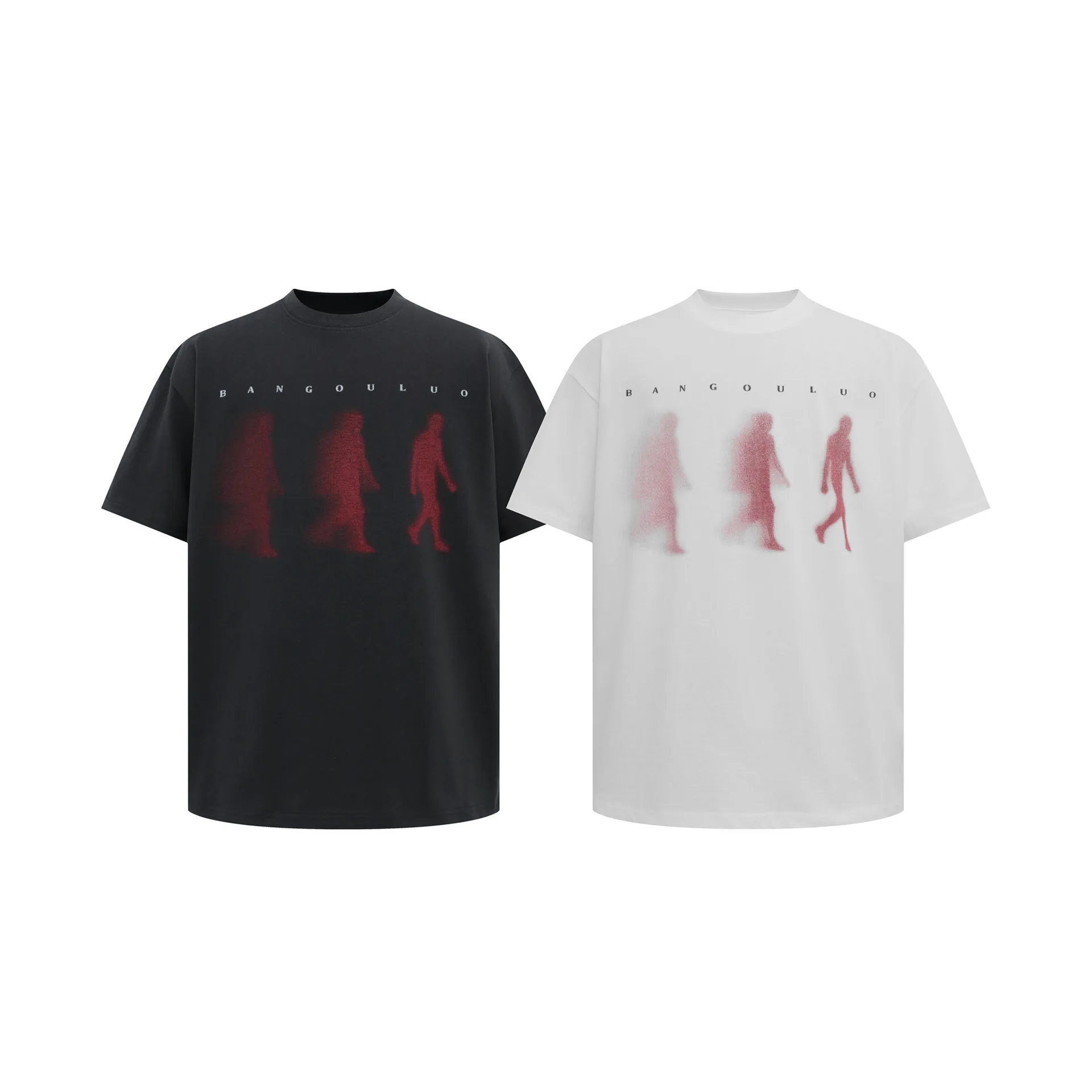 Jiayiku Men's  Summer New American Street Fashion Brand Tee Diablo Abstract Printed Short-sleeved T-shirt For Men display picture 2