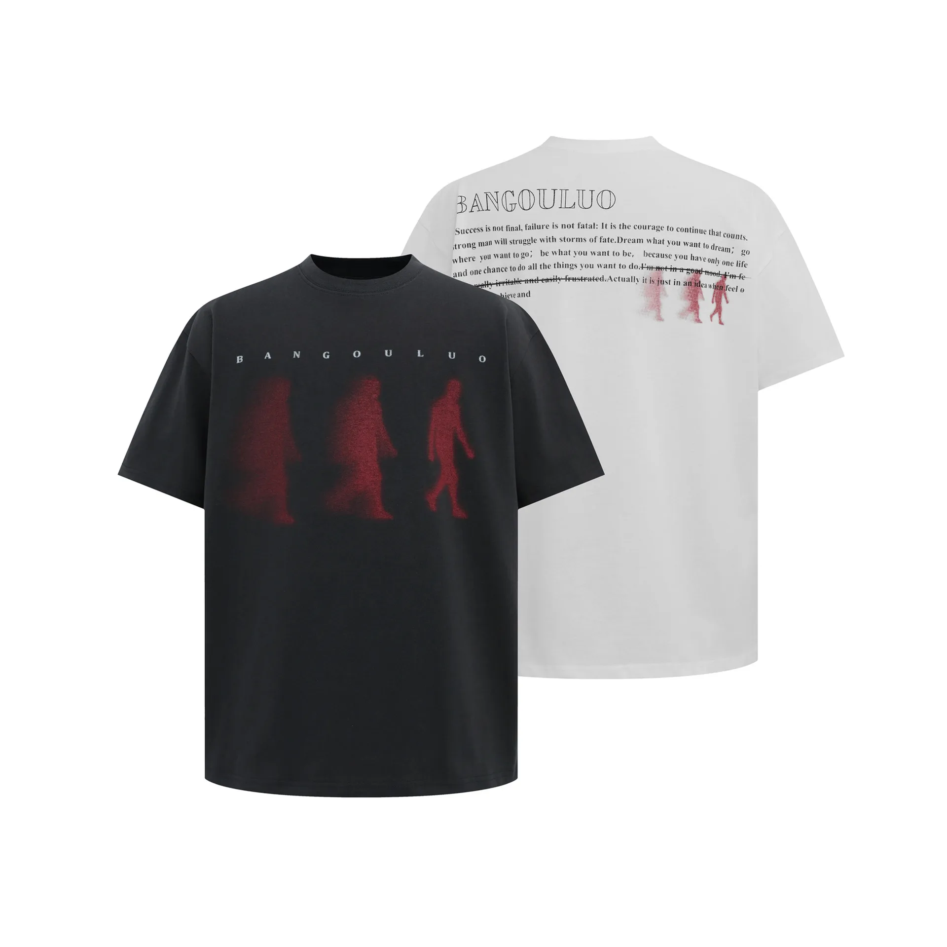 Jiayiku Men's  Summer New American Street Fashion Brand Tee Diablo Abstract Printed Short-sleeved T-shirt For Men display picture 7