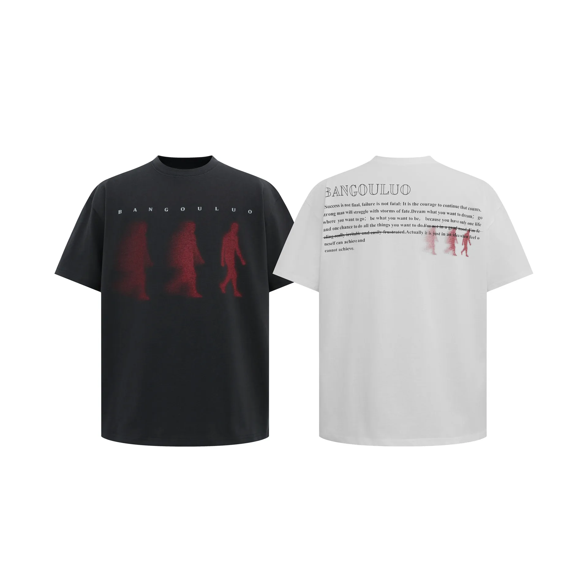 Jiayiku Men's  Summer New American Street Fashion Brand Tee Diablo Abstract Printed Short-sleeved T-shirt For Men display picture 8