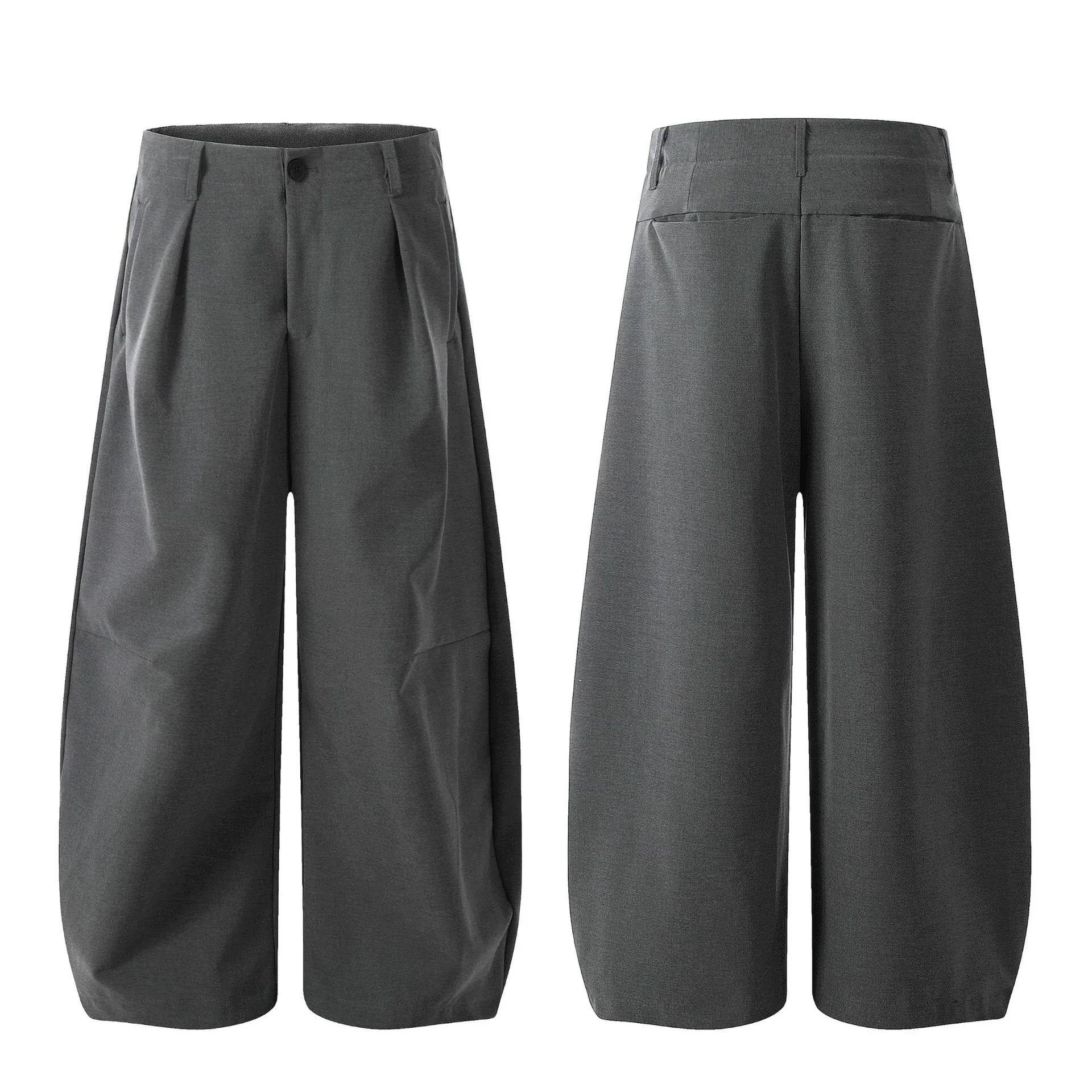 Jiayiku Men's  American Retro Pendant Machete Dress Pants Men's And Women's Cleanfit Loose Casual Pants display picture 2