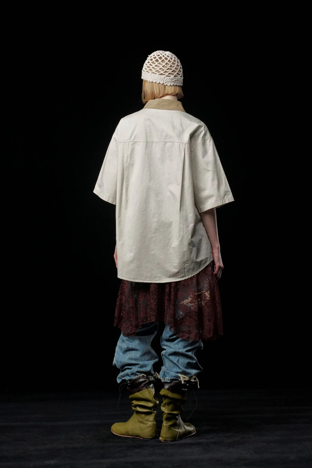 Jiayiku Men's  Summer New Style Simple New Vintage Ins Fashionable Washed Old Shirt Tooling Shirt display picture 10