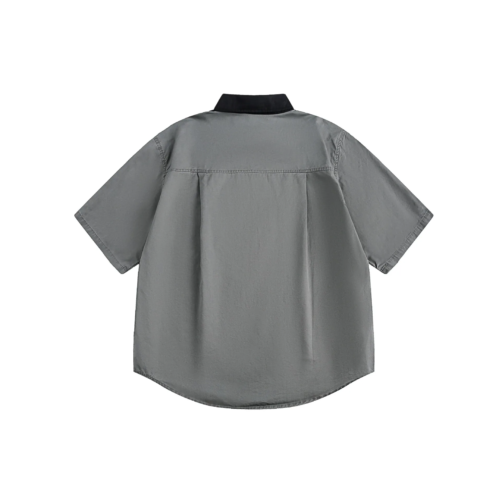 Jiayiku Men's  Summer New Style Simple New Vintage Ins Fashionable Washed Old Shirt Tooling Shirt display picture 22
