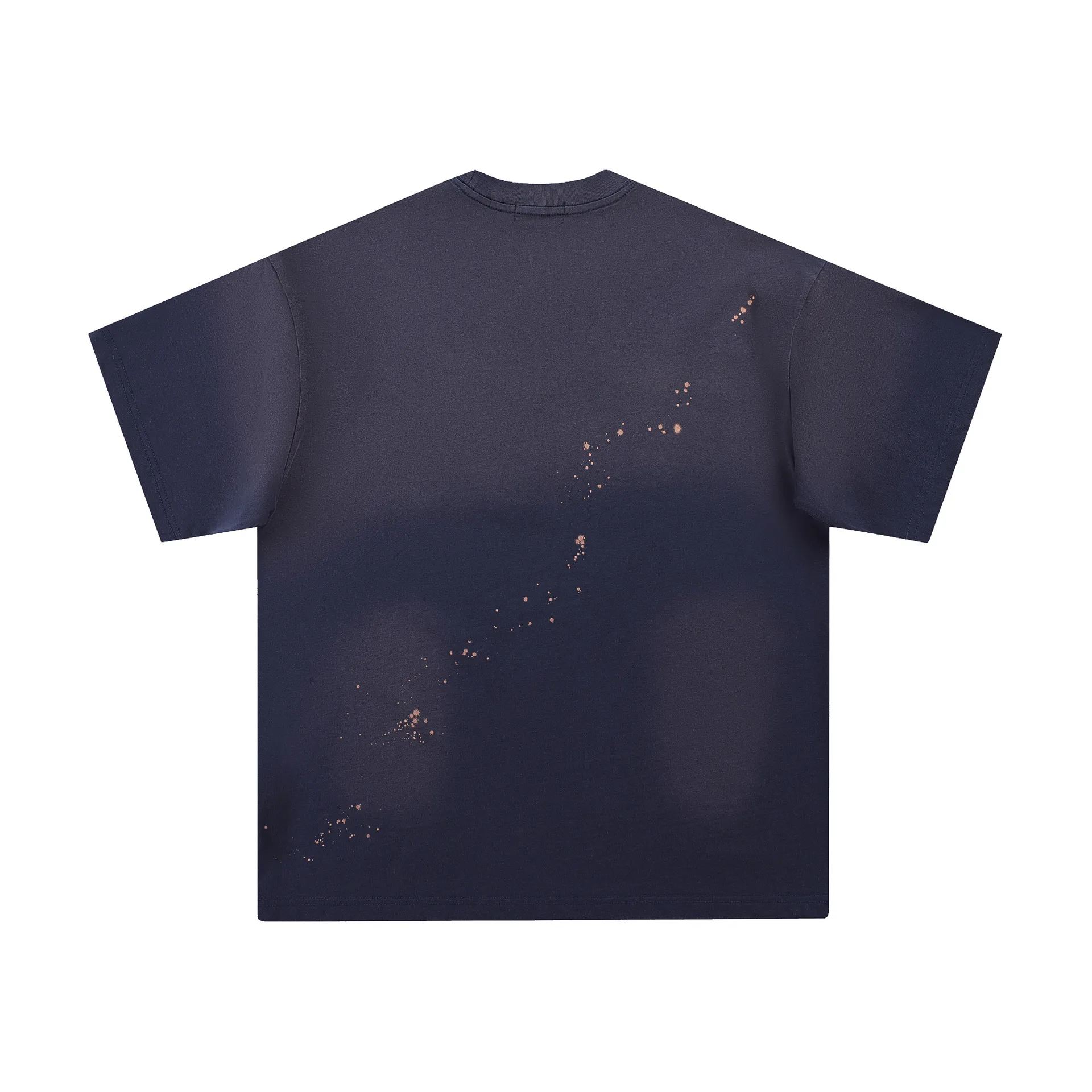 Jiayiku Men's  Summer New American Street Fashion Brand Tee Gradient Washed Inkjet Short-sleeved T-shirt For Men display picture 4