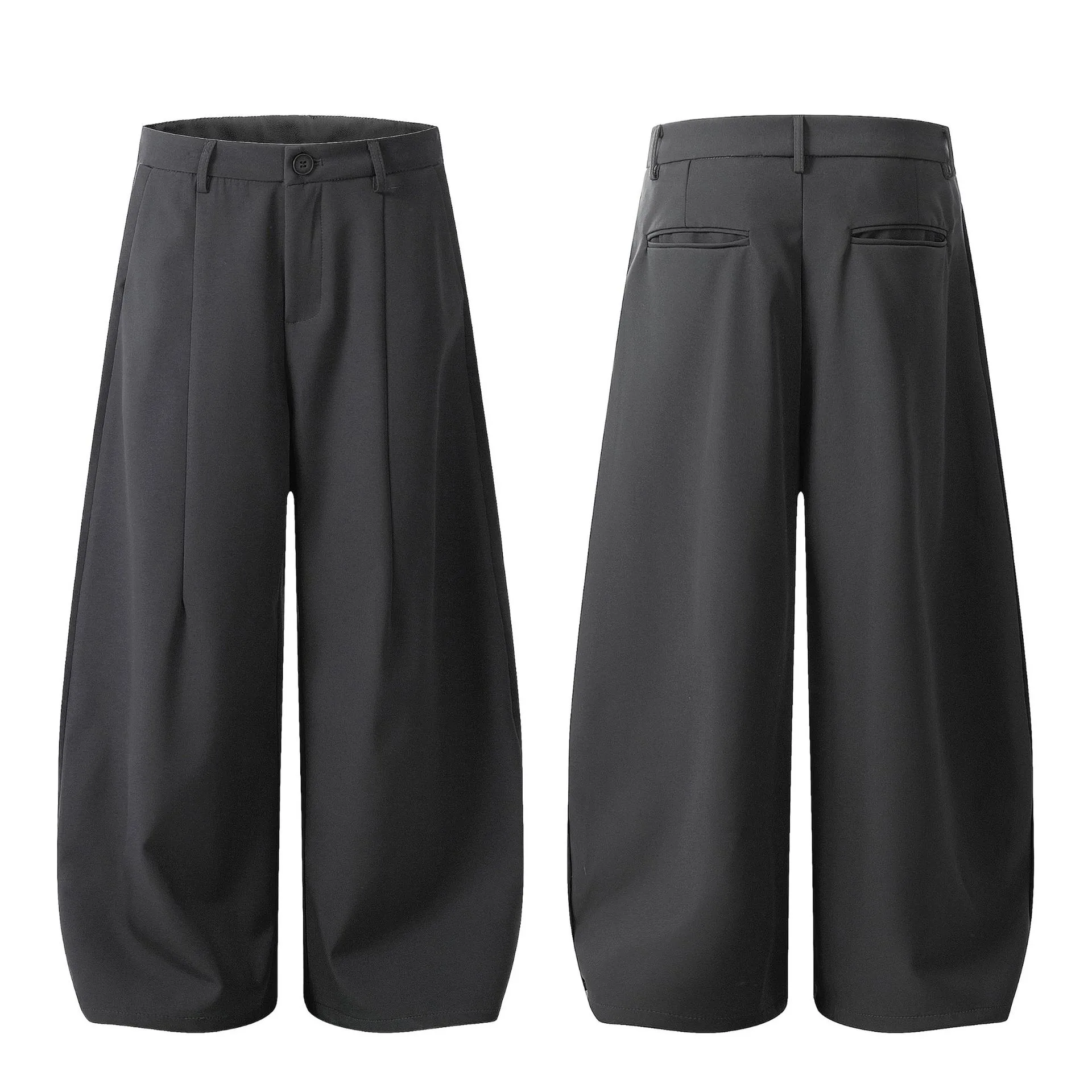 Jiayiku Men's  American Retro Pendant Machete Dress Pants Men's And Women's Cleanfit Loose Casual Pants display picture 2