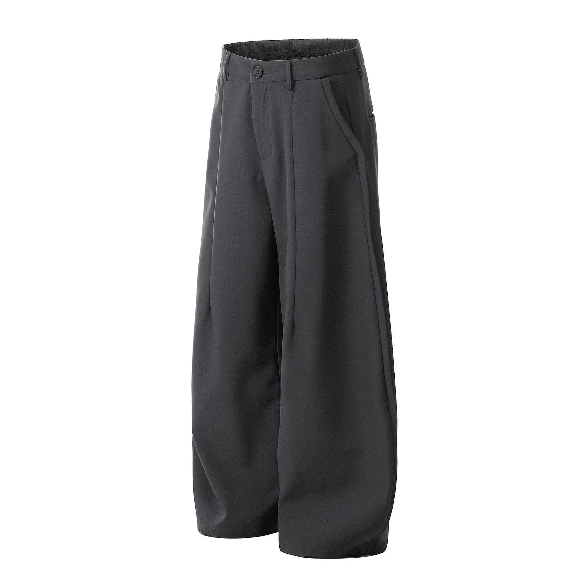 Jiayiku Men's  American Retro Pendant Machete Dress Pants Men's And Women's Cleanfit Loose Casual Pants display picture 4