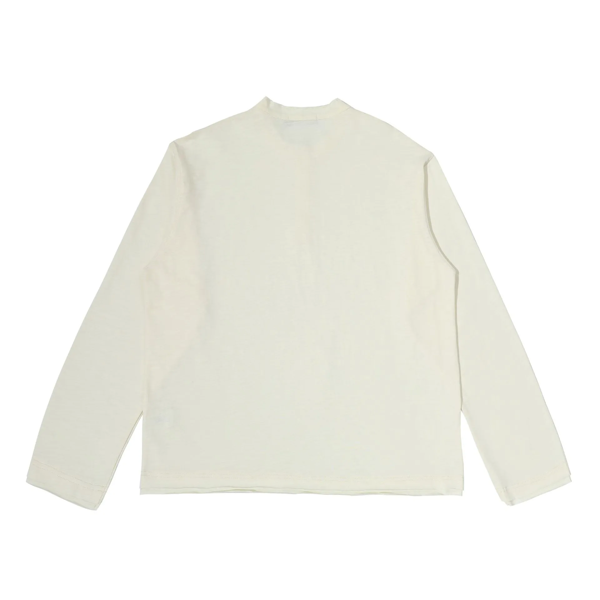 Jiayi Library Men's  Spring New American Retro Henry Collar Men's Base Shirt Simple T-shirt Long Sleeve Men display picture 10