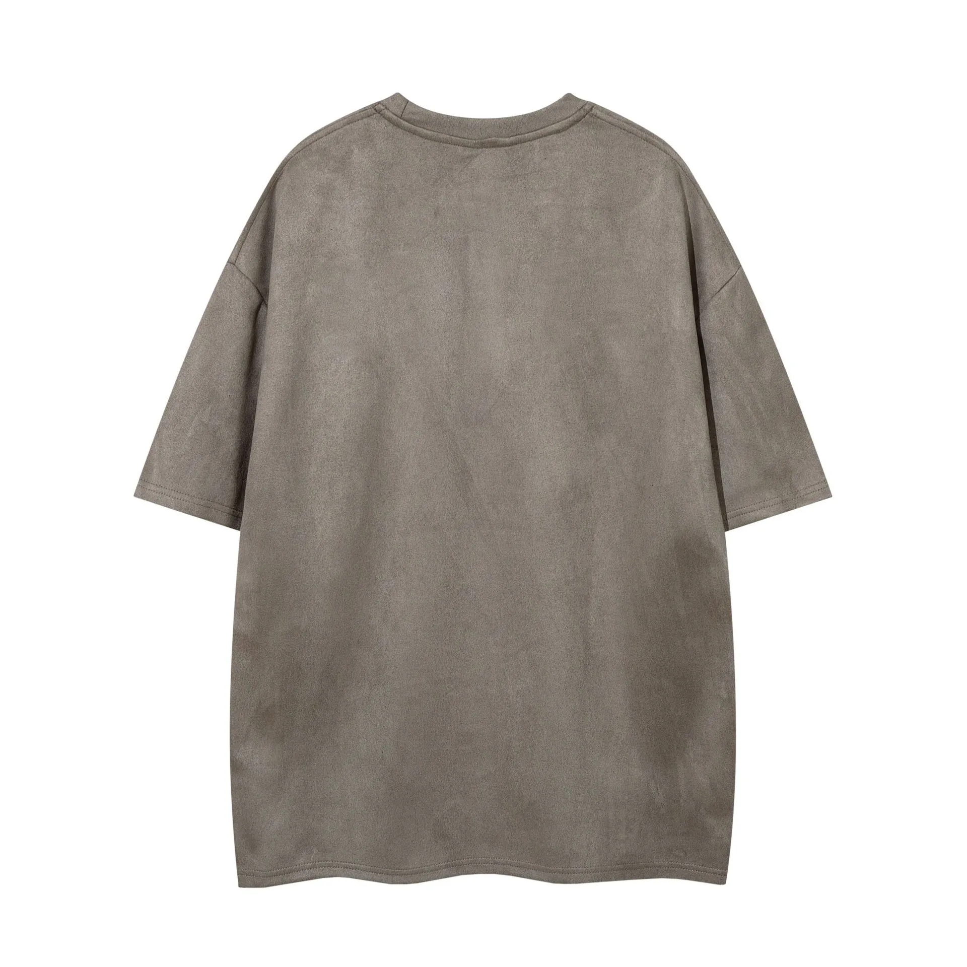 Jiayiku Men's Wear ∠  American Street Dark Style Fashion Brand Tee Skull Skeleton Printed Suede T-Shirt Men display picture 4