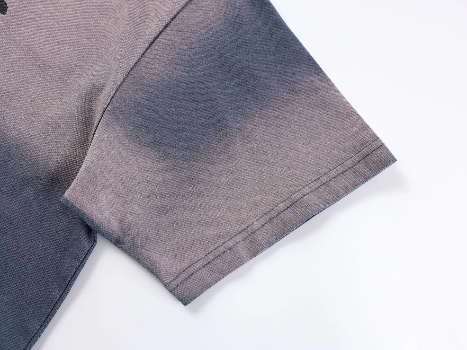 Jiayiku Men's  Summer New American Retro Fashion Brand Gradient Color Washed Old Cotton T-Shirt Short Sleeve display picture 10