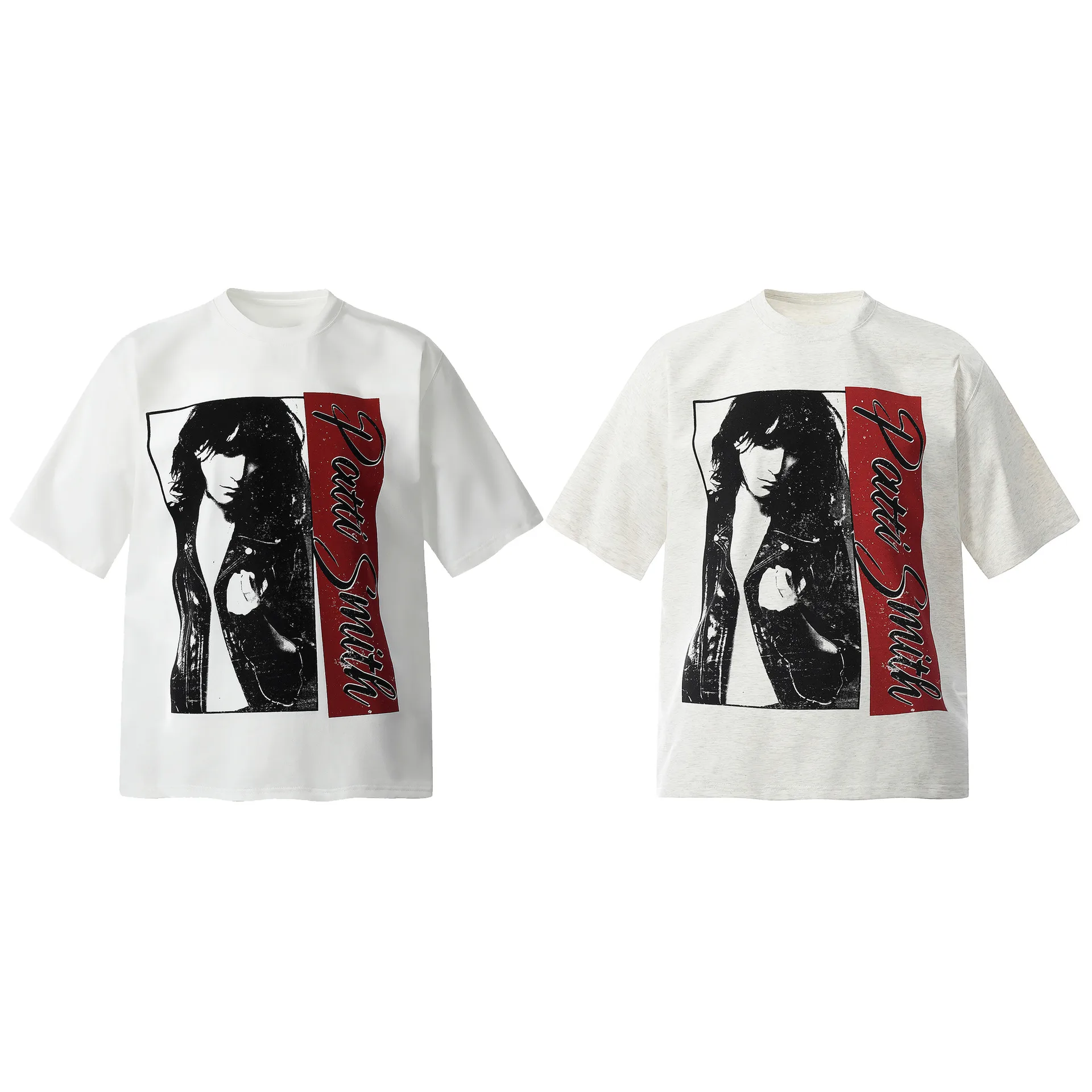 Jiayiku Men's  Summer New American Retro Fashion Brand Tee T-shirt Characters Printed Short-sleeved T-shirt For Men display picture 2