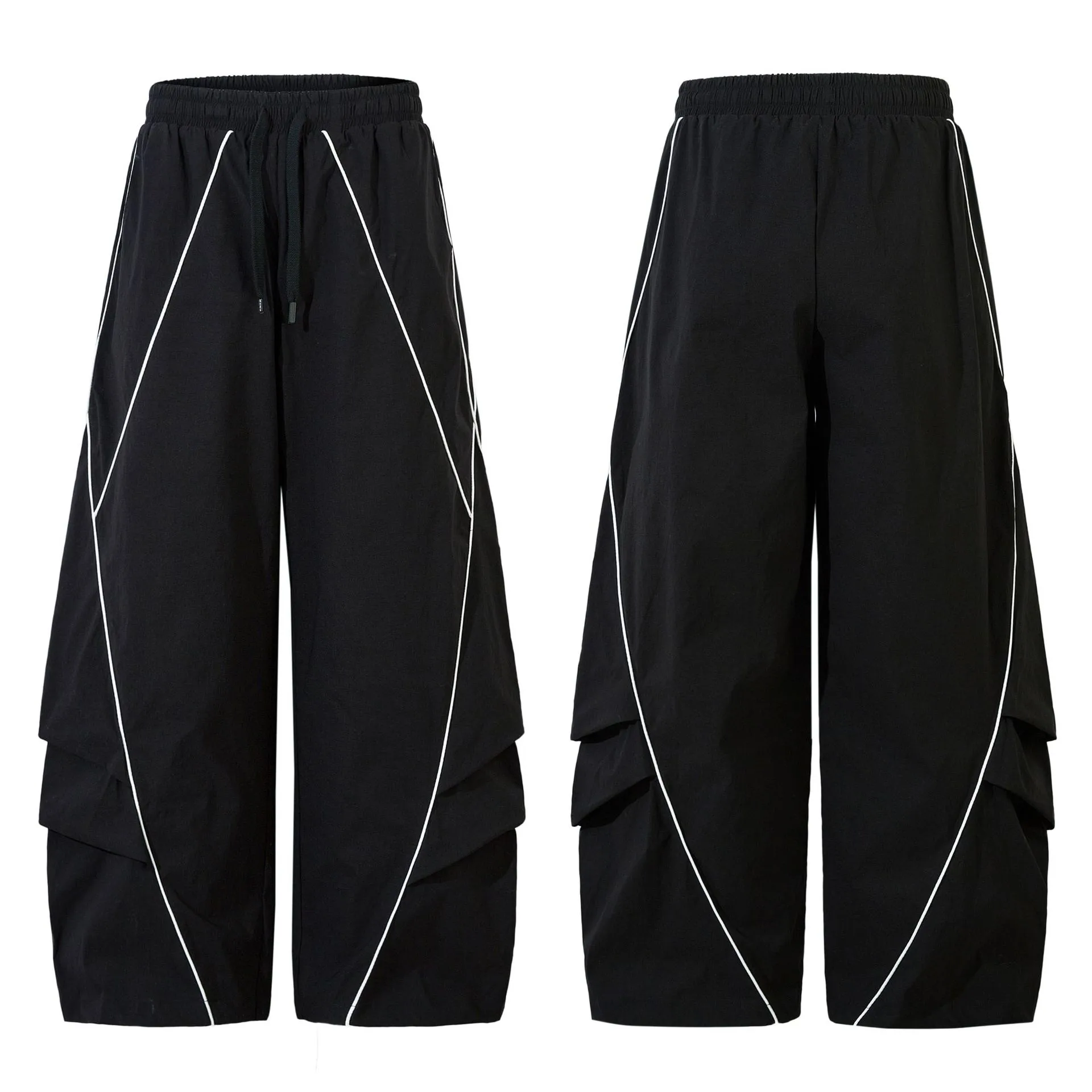 Jiayiku Men's Wear ∠ National Tide Functional Wind Machete Pants Hidden Paratroopers Tactical Inlay Design Casual Pants display picture 2