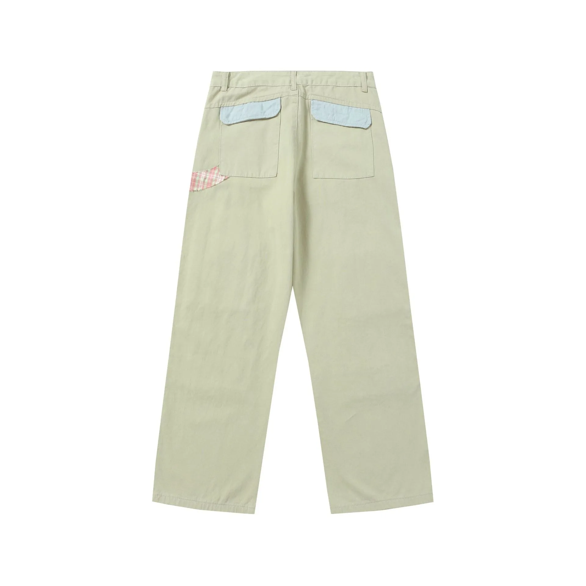 Jiayiku Men's  New Antique Personality Sticker Cleanfit Casual Pants Antique Straight Pants display picture 5
