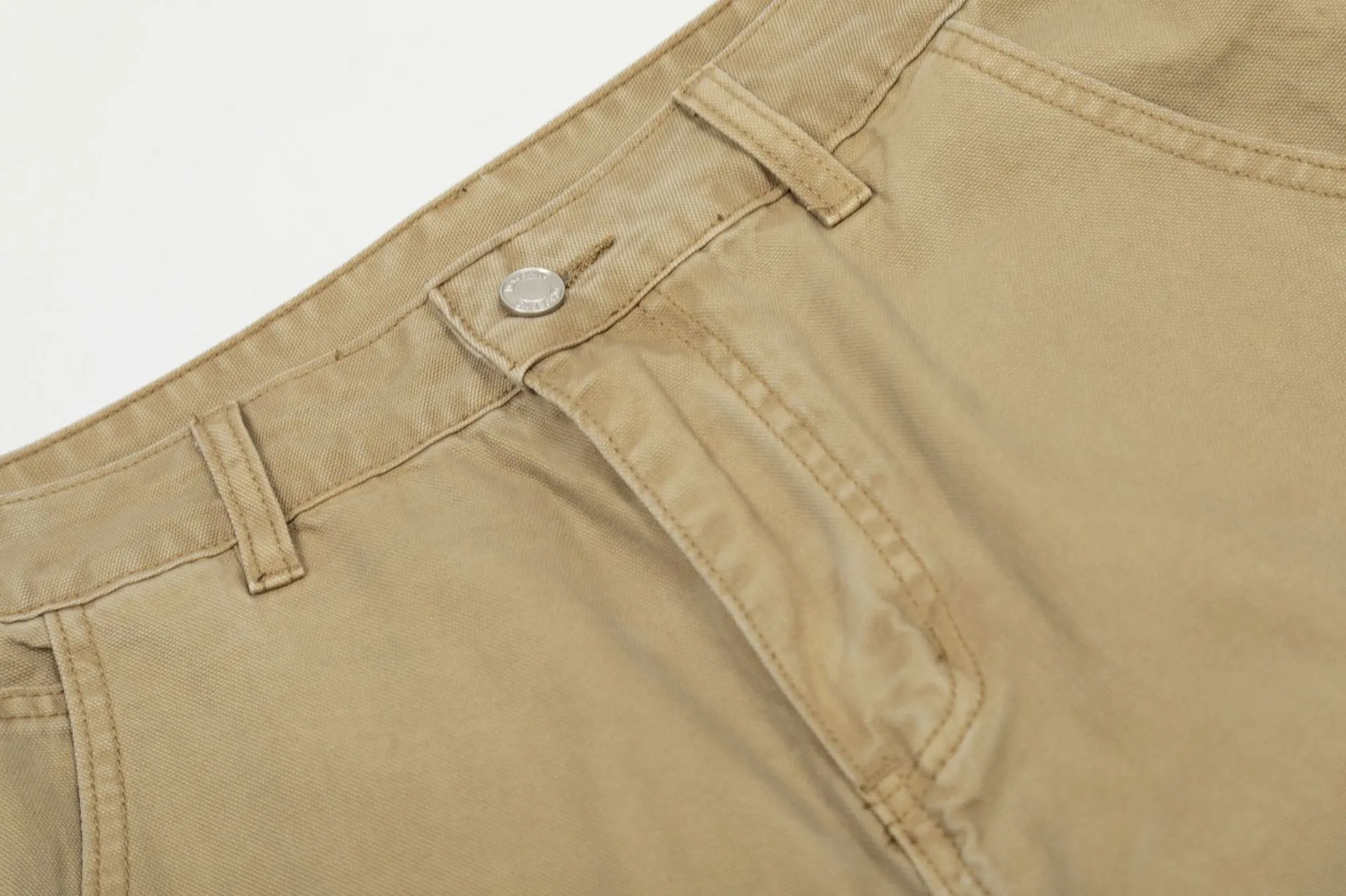 Jiayi Library Men's  Spring American Style Retro Washed Old Simple Casual Pants Straight Through Loose Wide Leg Pants display picture 11