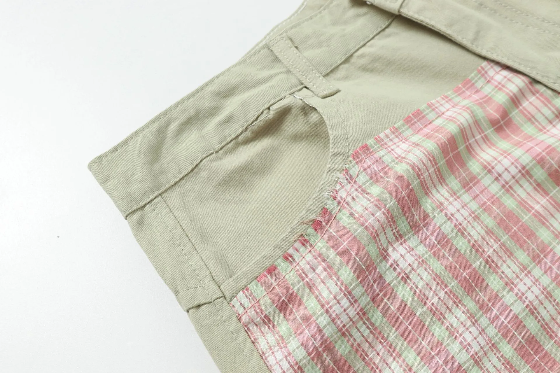 Jiayiku Men's  New Antique Personality Sticker Cleanfit Casual Pants Antique Straight Pants display picture 7