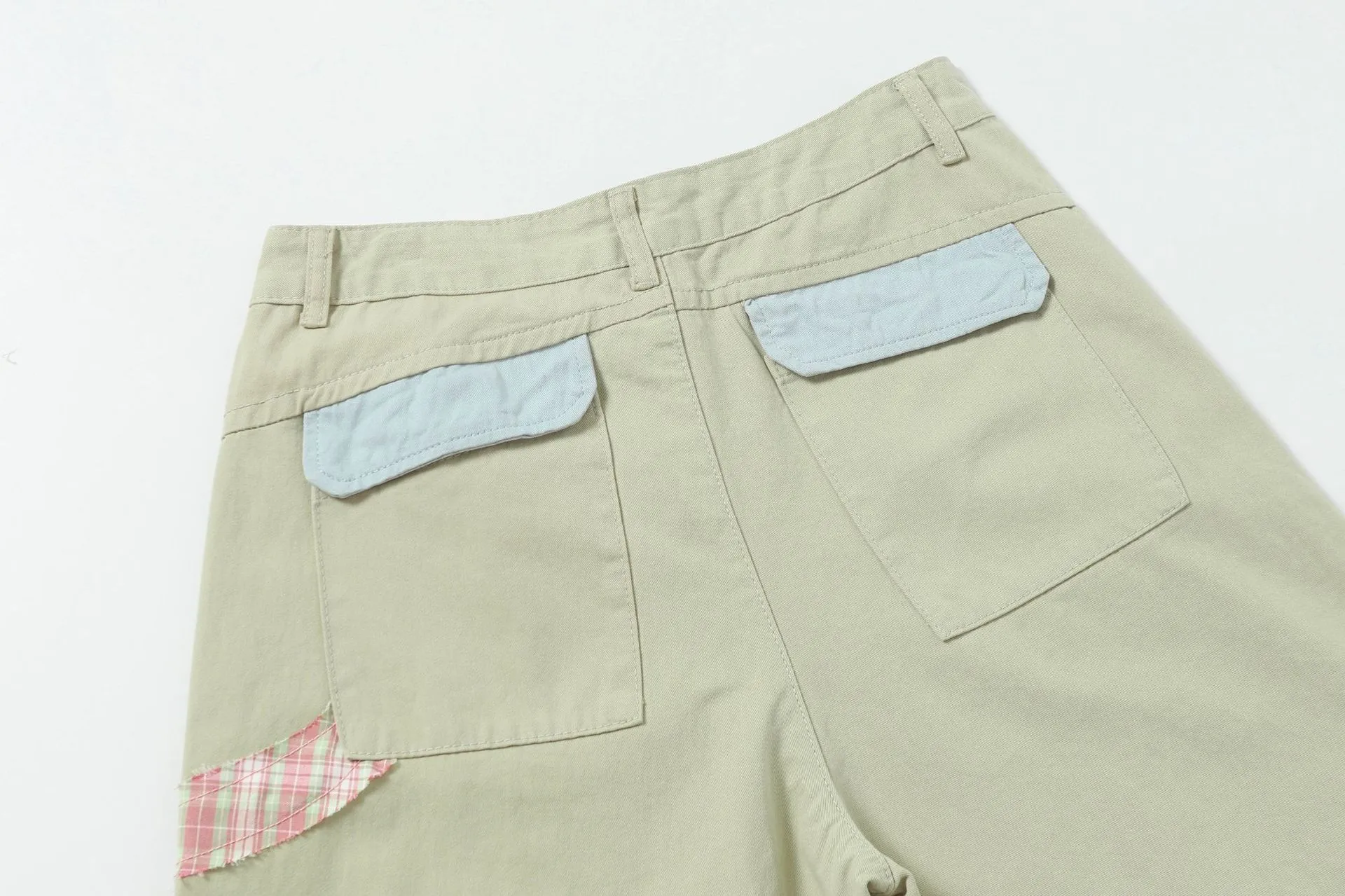 Jiayiku Men's  New Antique Personality Sticker Cleanfit Casual Pants Antique Straight Pants display picture 9