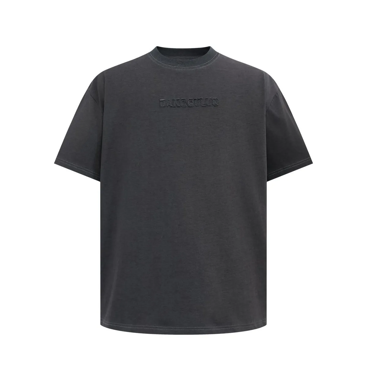 Jiayiku Men's  New Summer New Niche Simple T-shirt Short-sleeved Trendy Men's High-end Feeling Base Shirt For Men display picture 3